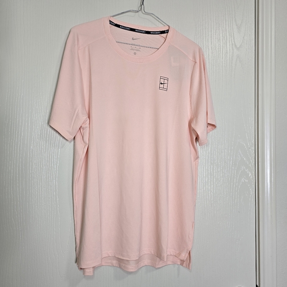 Nike Other - Men Nike Court‎ Advantage Crew Tennis shirt size M new FZ6910-664